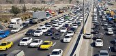 ترافیک در ورودی مشهد سنگین و پرحجم است/ تردد ۸۴ هزار زائر پیاده