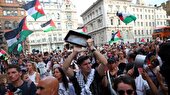 معترضان نیویورکی: به نسل‌ کشی در غزه پایان دهید