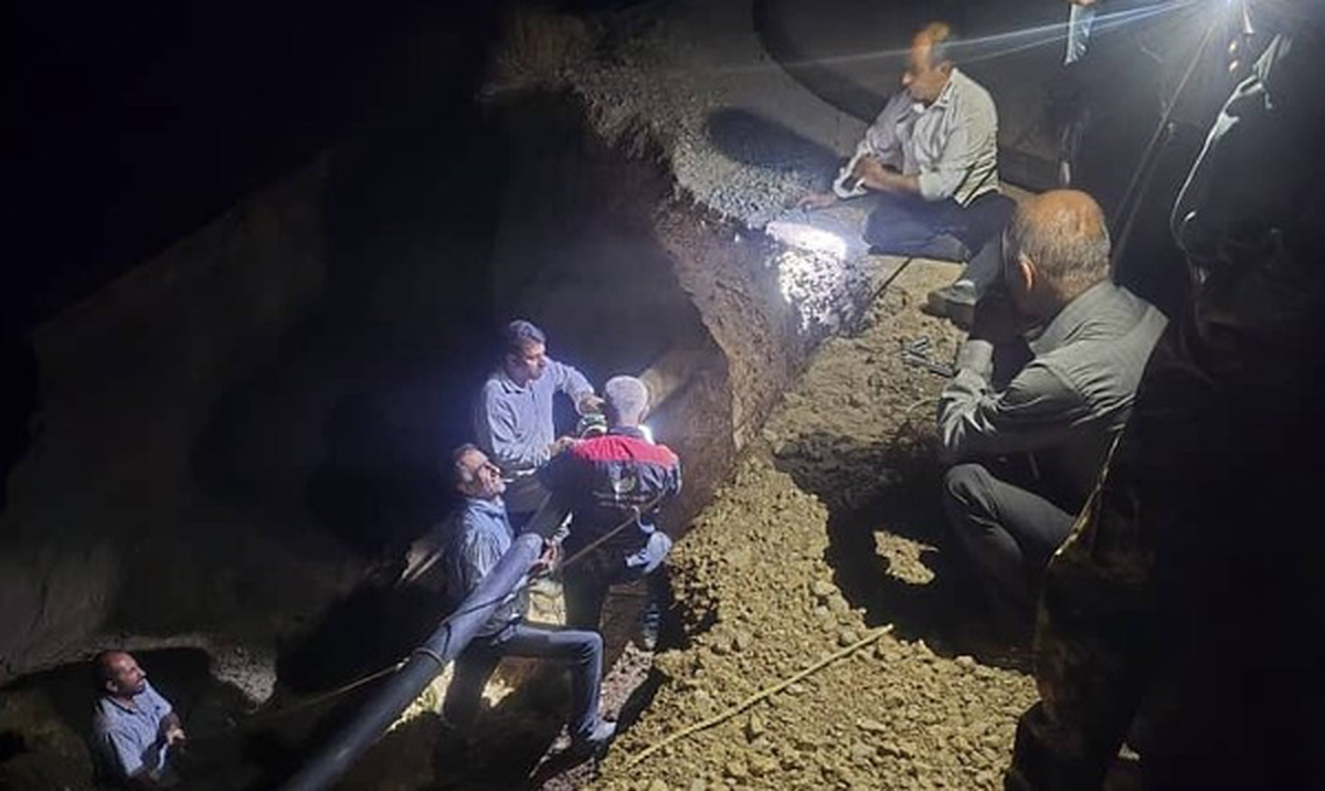 وصل آب پنج روستای دنا پس از زلزله