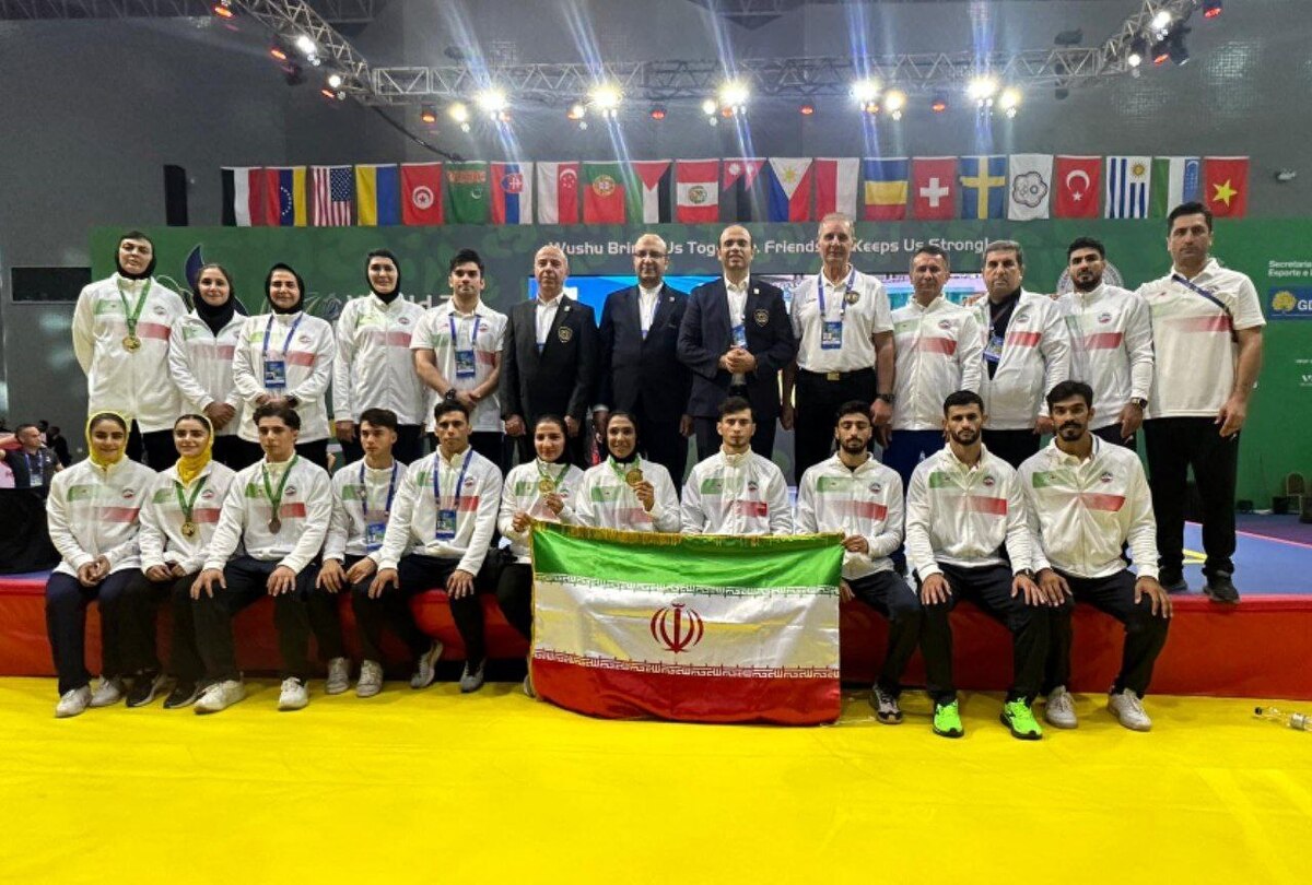 نایب‌ قهرمانی کاروان ووشو ایران در مسابقات قهرمانی جهان | کسب ۱۰ مدال رنگارنگ توسط مبارزان پارسی