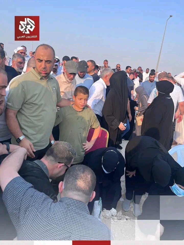 اولین حضور سه رهبر حماس مقابل دوربین‌ها پس از حمله اسرائیل