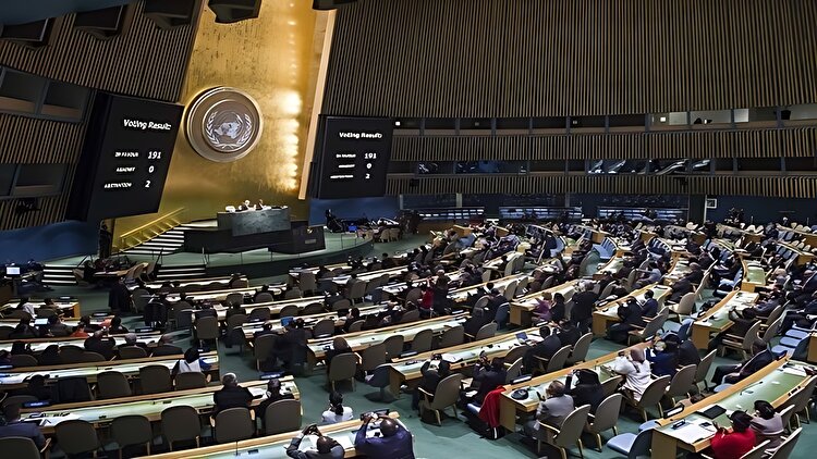 مجمع عمومی سازمان ملل به ایجاد کشور فلسطین رأی داد