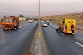 اجرای بیش از ۲ هزار کیلومتر خط‌کشی در راه‌های استان همدان