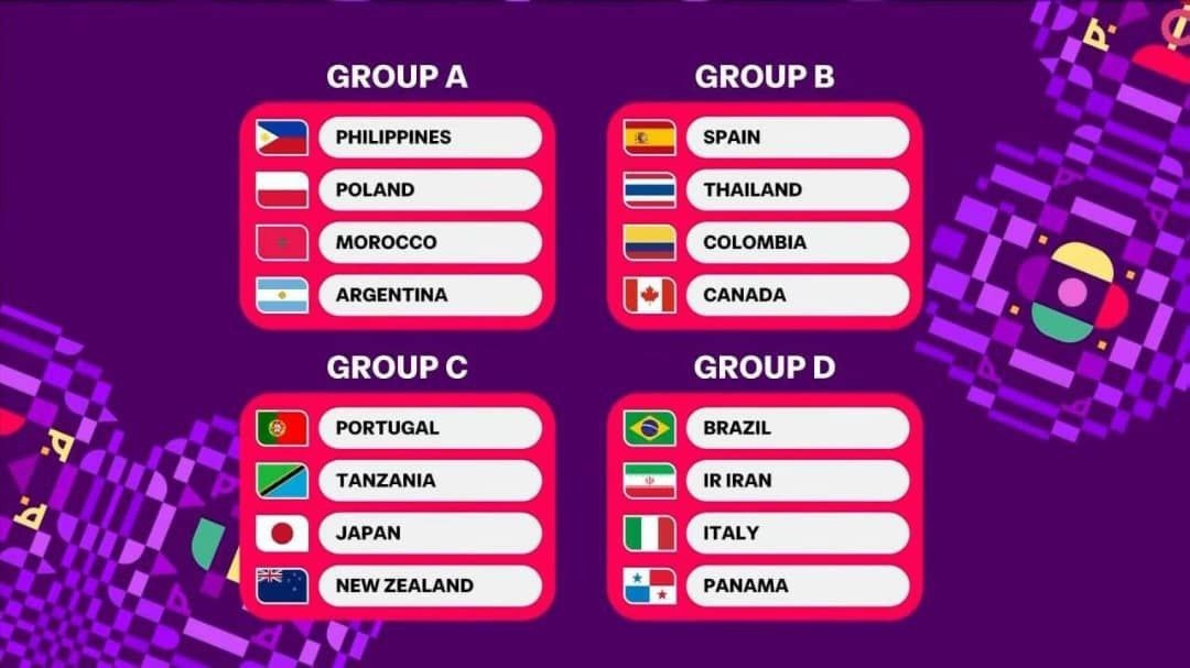 جدول | زنان فوتسالیست ایران با برزیل و ایتالیا همگروه شدند