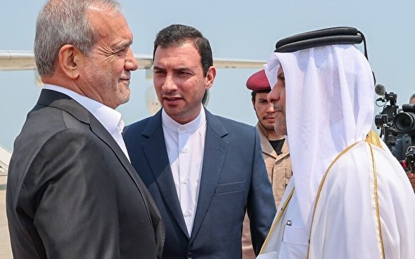 ببینید ا دیدار رئیس‌ جمهور با امیر قطر