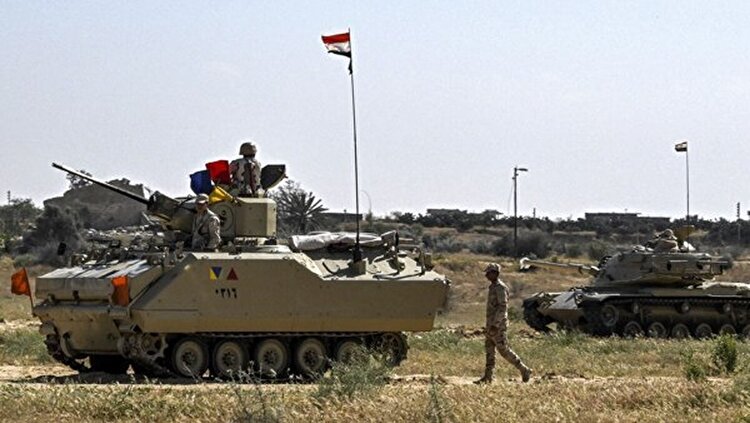 آماده‌باش ارتش مصر در مرز فلسطین اشغالی