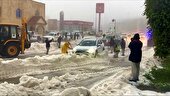 ببینید | تگرگ در عربستان