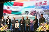 گزارش تصویری | رونمایی از فیلم ماهی در قلاب در مرکز همایش‌های صداوسیما