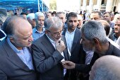 میز خدمت هفته دولت در مصلی کرج با استقبال گسترده مردم برگزار شد