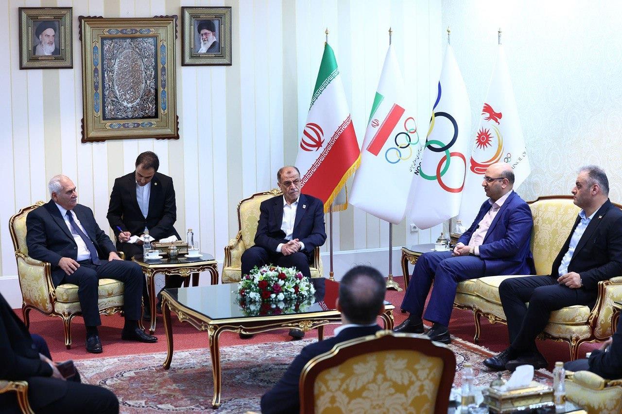 دیدار رئیس فدراسیون جهانی وزنه برداری با رئیس و دبیرکل کمیته ملی المپیک