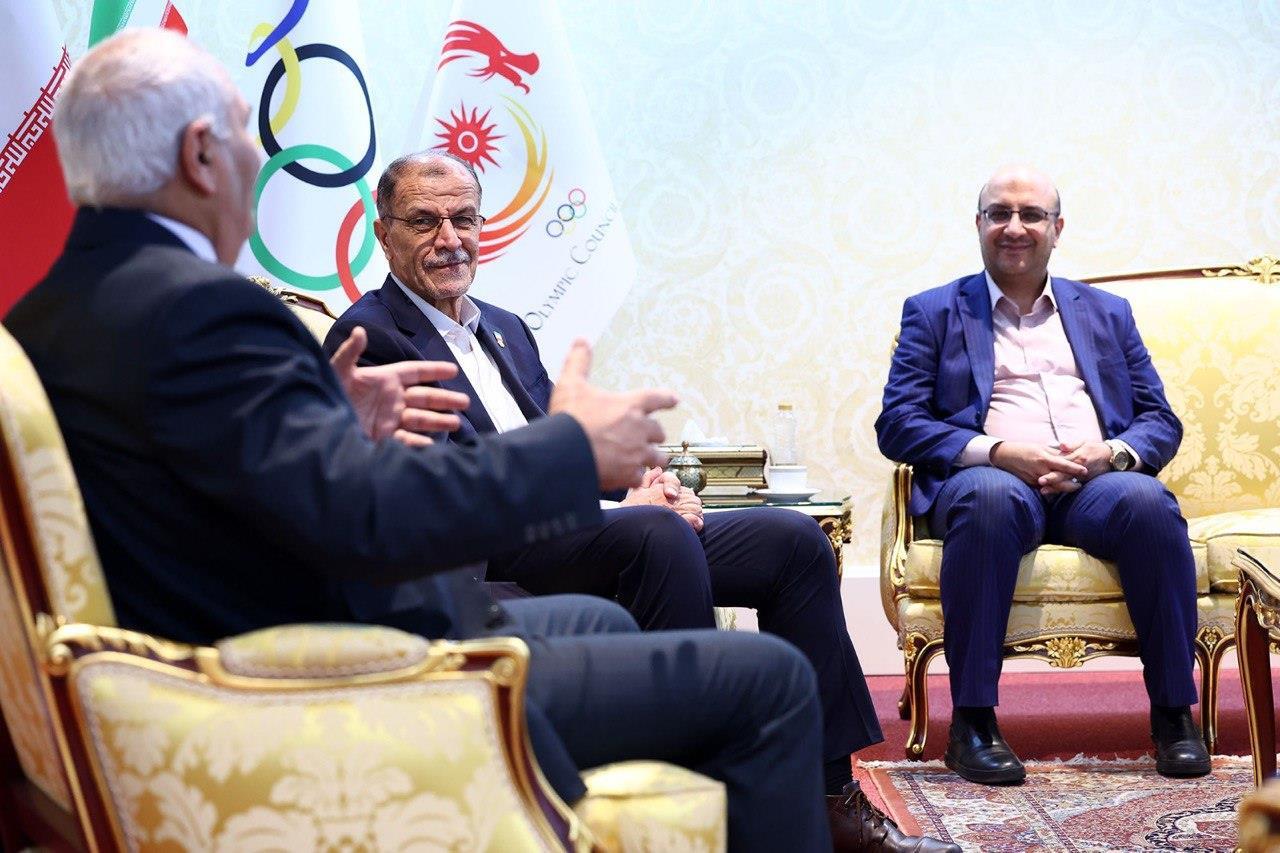 دیدار رئیس فدراسیون جهانی وزنه برداری با رئیس و دبیرکل کمیته ملی المپیک