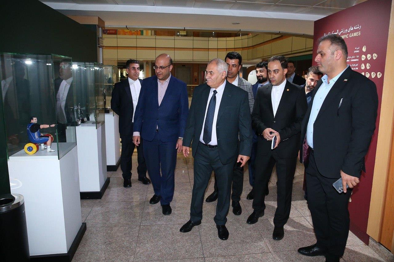دیدار رئیس فدراسیون جهانی وزنه برداری با رئیس و دبیرکل کمیته ملی المپیک