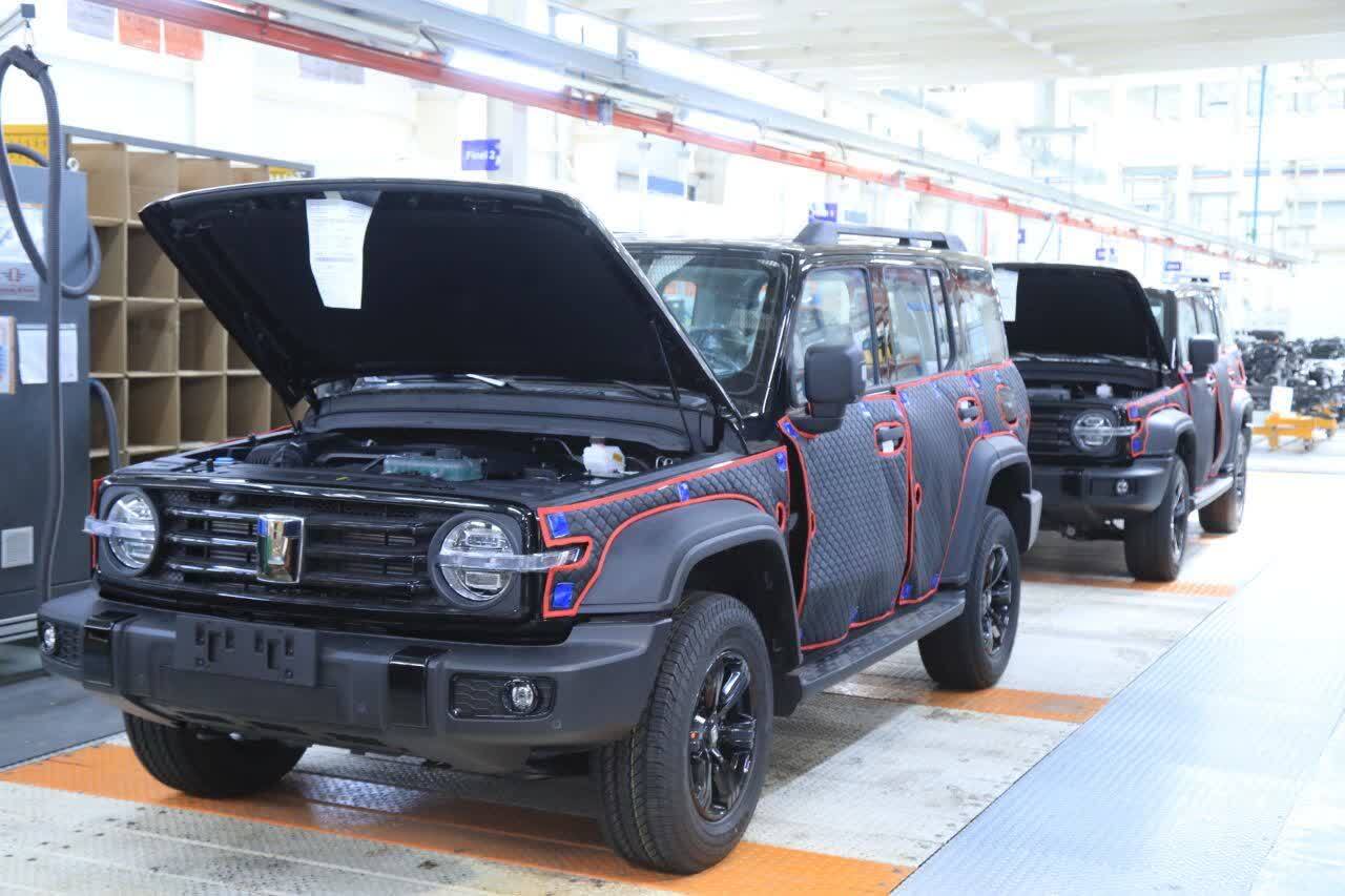  افتتاح خط تولید خودروی «تانک ۳۰۰» در استان قزوین