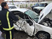 پرتاب راننده خودرو از پل قویون ارومیه به دلیل تخطی از سرعت مطمئنه