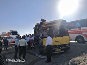 افزایش تعداد دانشجویان فوت شده تصادف اتوبوس در سمنان به سه نفر