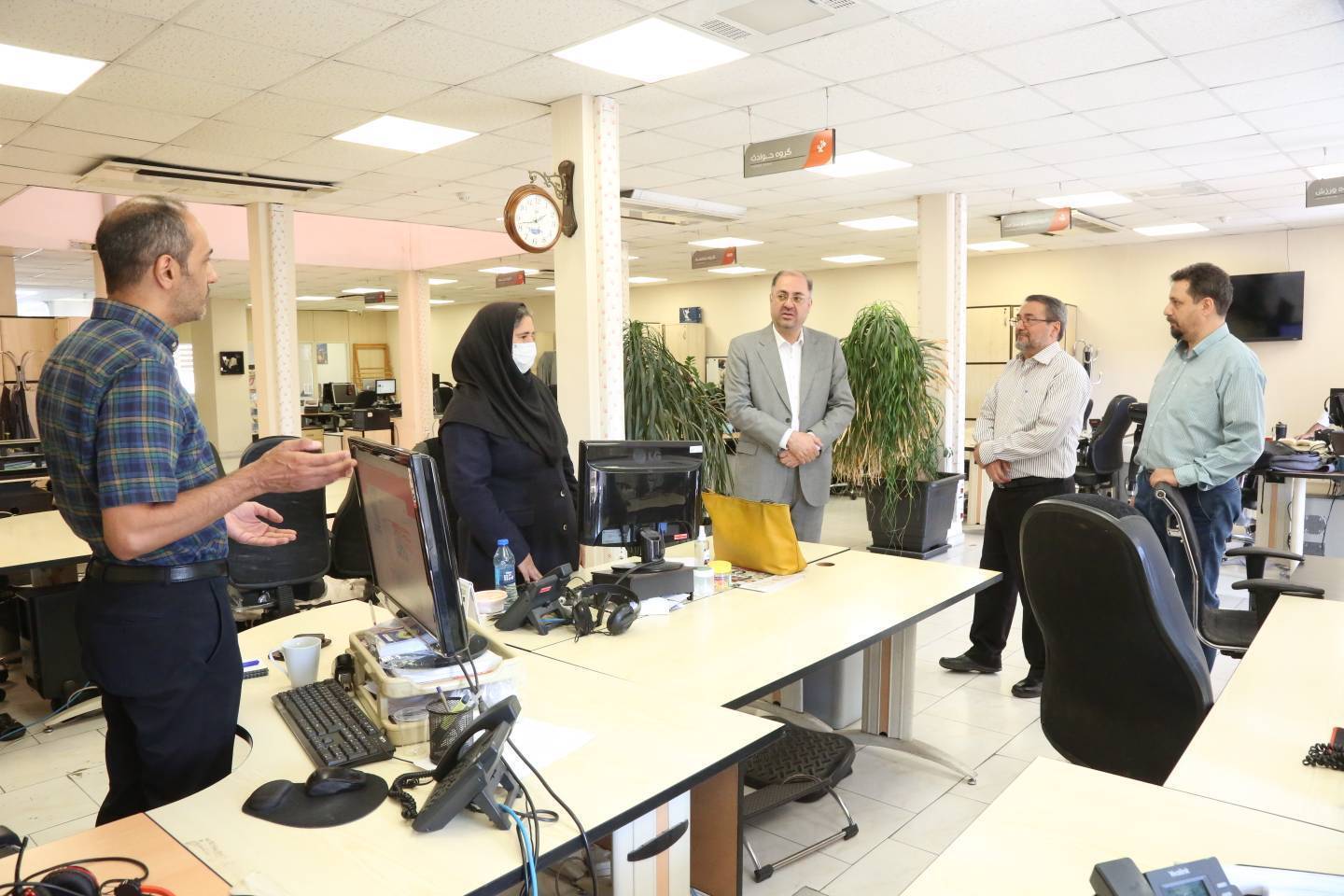 بازدید مدیرکل روابط‌عمومی صداوسیما از روزنامه جام‌جم