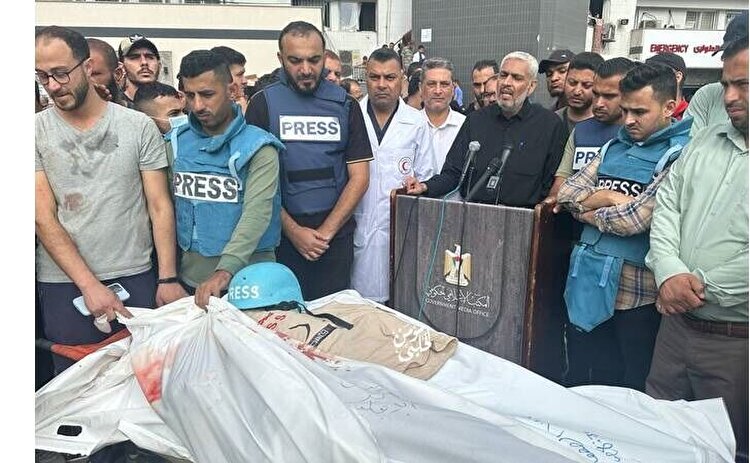شمار خبرنگاران شهید در جنگ غزه به ۲۵۵ نفر افزایش یافت