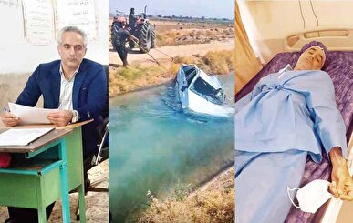پهلوانی آقامعلم در کانال آب