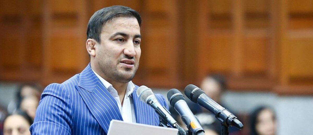 نماینده حقوقی ارتش جمهوری اسلامی ایران در چهلمین جلسه دادگاه محاکمه منافقین.