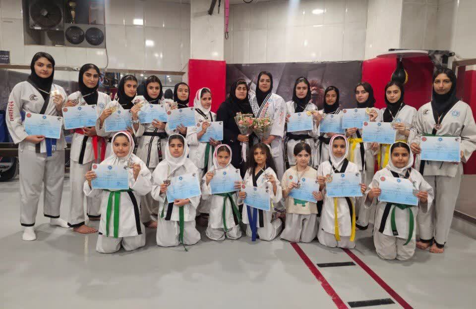 غزل نوری؛ بانوی طلایی محمدیه در مسابقات هاپکیدو استان