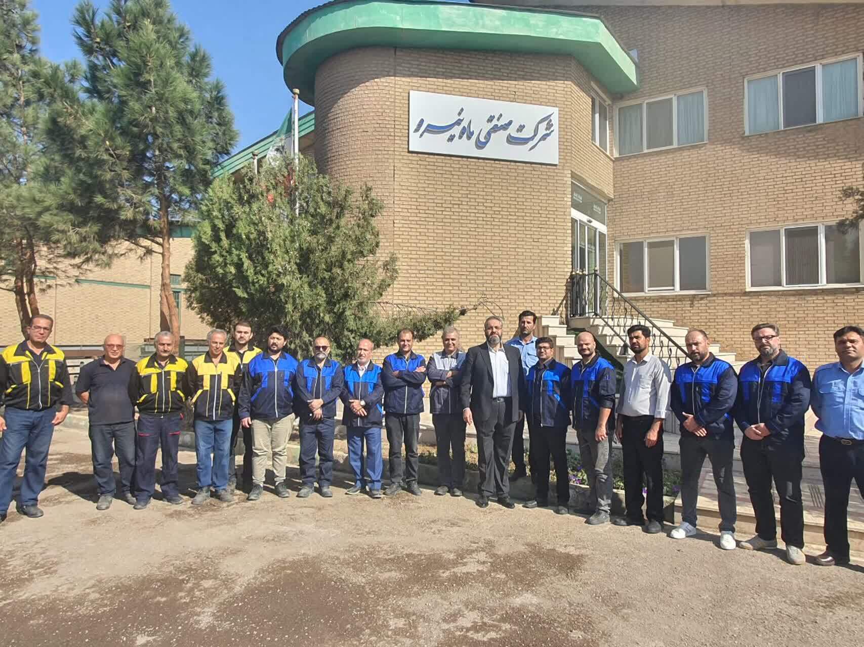 بازدید استاندار قزوین از شرکت ماه نیرو