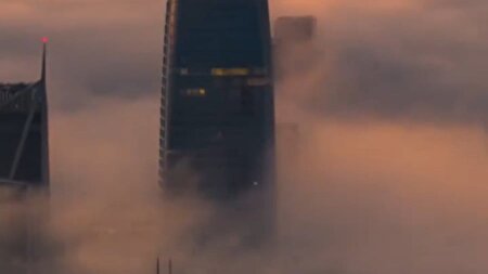 ببینید | ورود مه به شهر