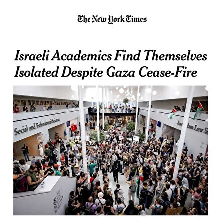 علیرغم آتش‌بس غزه، دانشگاهیان اسرائیلی همچنان با انزوا مواجهند