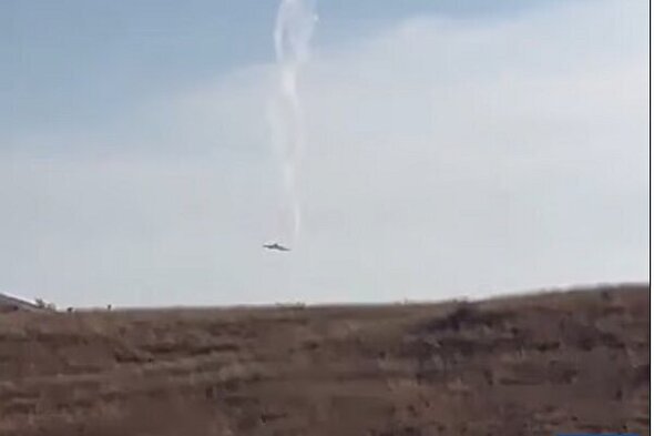 سقوط هواپیمای نظامی ترکیه