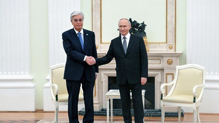 دیدار پوتین و توکایف در کرملین با تمرکز بر همکاری‌های راهبردی
