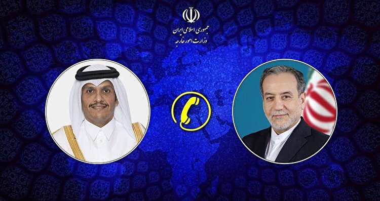 گفت‌وگوی تلفنی وزرای امور خارجه ایران و قطر