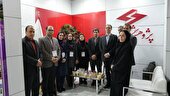 بازدید مدیرعامل شرکت برق منطقه‌ای اصفهان از غرفه پژوهشگاه نیرو در نمایشگاه بین‌المللی صنعت برق