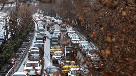 بارش باران در تهران