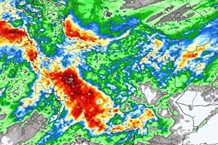 ادامه فعالیت سامانه بارشی در ۱۷ استان