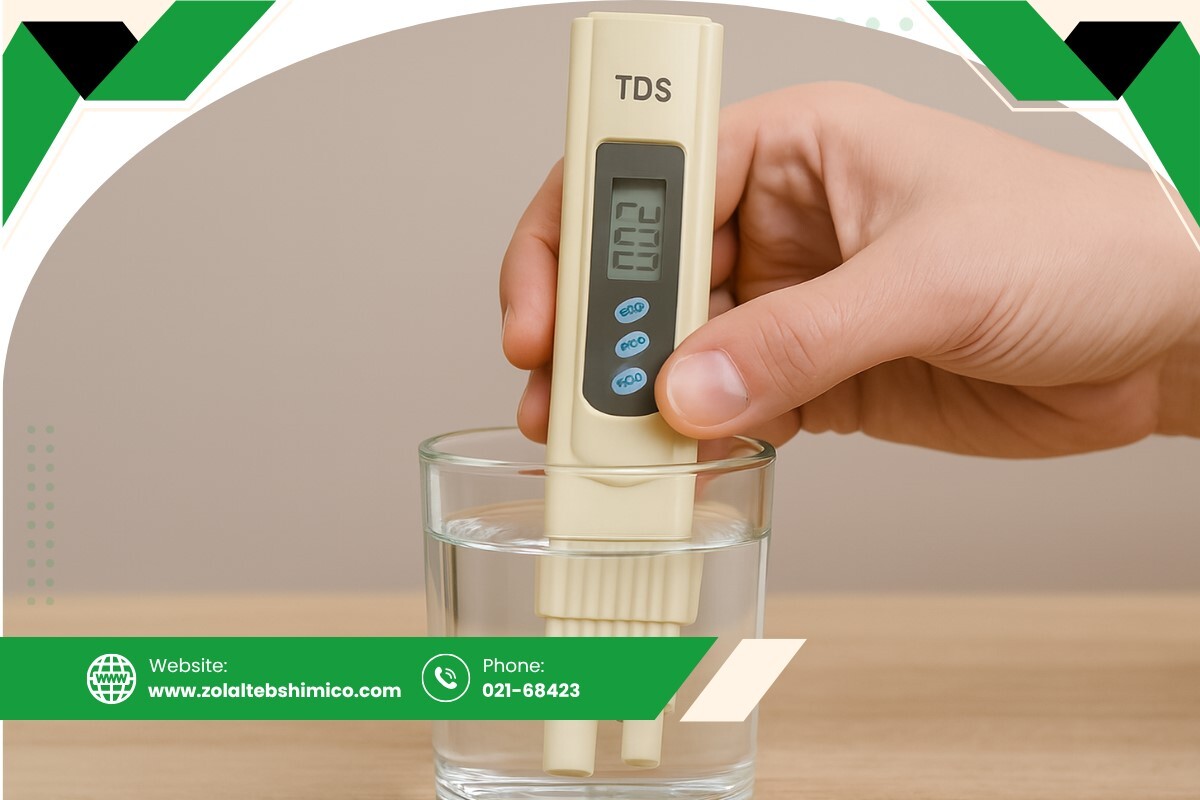 اندازهگیری TDS آب مقطر
