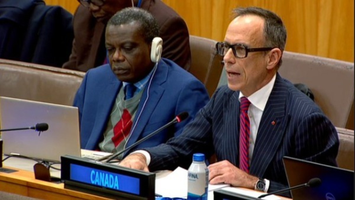 نمایندگی ایران در سازمان ملل با انتشار بیانیه‌ای قاطع، کانادا را به ریاکاری در طرح قطعنامه حقوق‌بشری علیه تهران متهم کرد و کارنامه این کشور در قبال بومیان را یادآور شد.