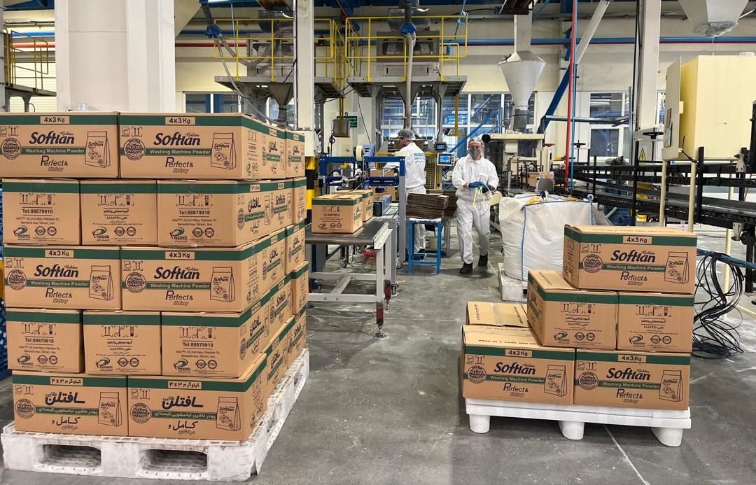 افتتاح خط جدید تولید پودر شوینده پاکشو با سرمایه‌گذاری یک همت