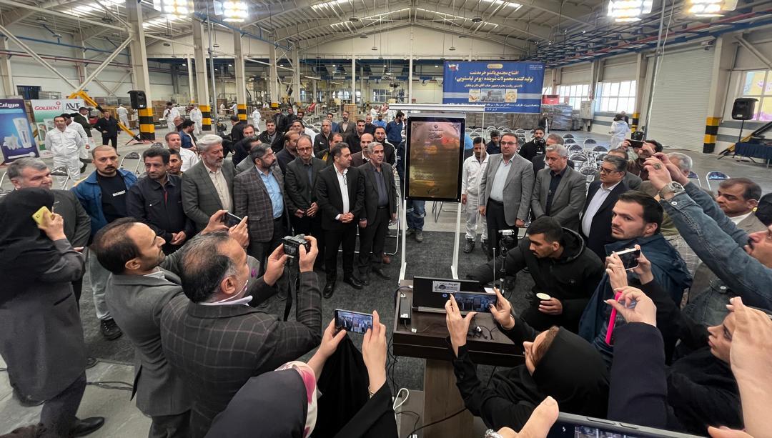 افتتاح خط جدید تولید پودر شوینده پاکشو با سرمایه‌گذاری یک همت