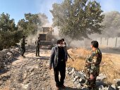 برخورد جدی یگان حفاظت منابع طبیعی با متصرفین اراضی ملی در کهگیلویه و بویراحمد