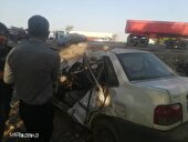 تصادف زنجیره‌ای در پارک ملی گلستان با ۲۱ مصدوم