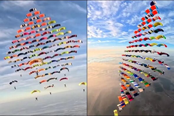 ببینید | نمایش آسمانی