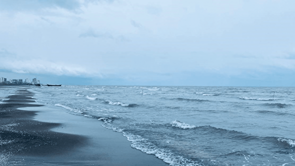 آغاز بارش‌های گسترده در سواحل خزر