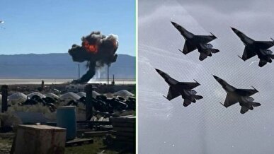 سقوط یک فروند هواپیمای اف-۱۶ در آمریکا