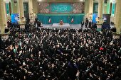 گزارش تصویری | دیدار هزاران نفر از زنان و دختران با رهبر انقلاب