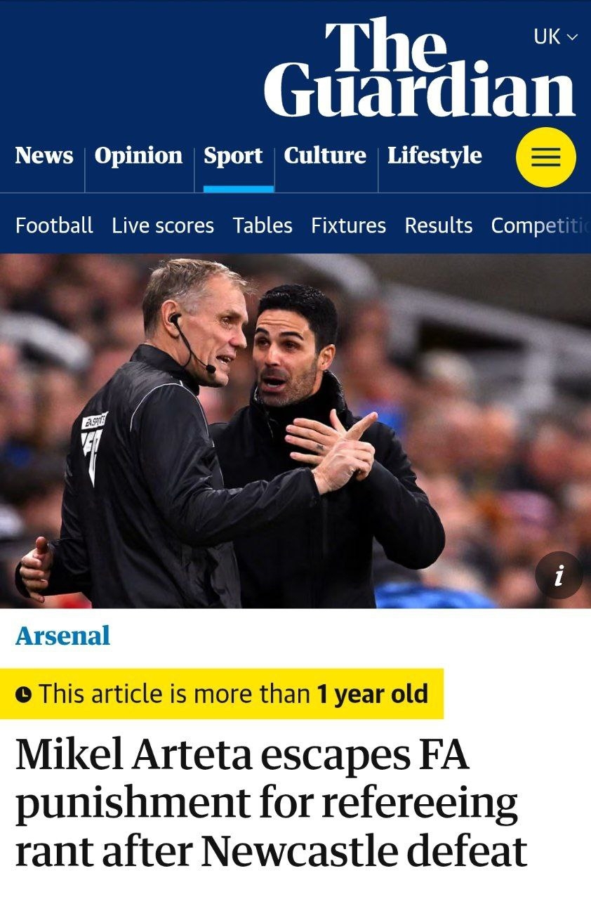 عکس | جریمه ساپینتو و اسکوچیچ در حد کلوپ و آرتتا!