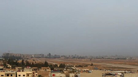 انفجار در نزدیکی فرودگاه نظامی المزه در پایتخت سوریه