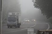 مه غلیظ و کاهش دید در جاده‌های خوزستان