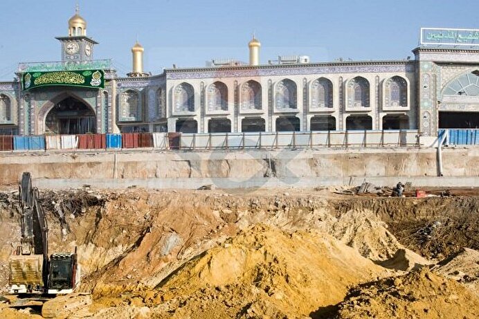 ببینید |  پدیدار شدن خاک صحرای کربلا در نزدیکی حرم امام حسین (ع)