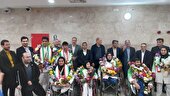 استقبال از افتخارآفرینان مسابقات پاراآسیایی جوانان در اهواز