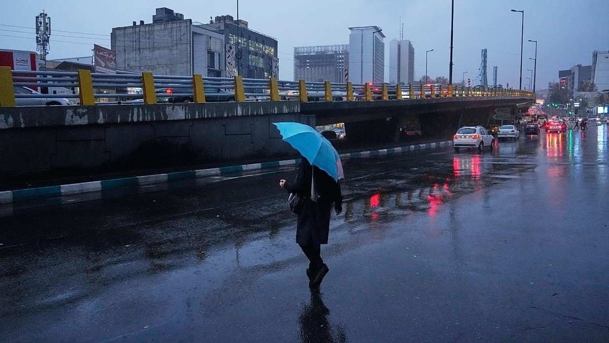 رگبار پراکنده باران در پایتخت