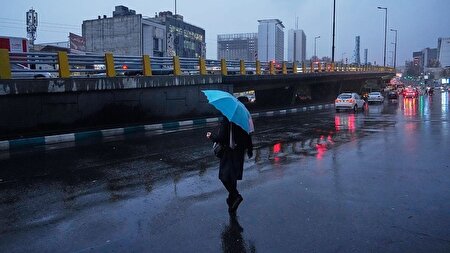 رگبار پراکنده باران در پایتخت